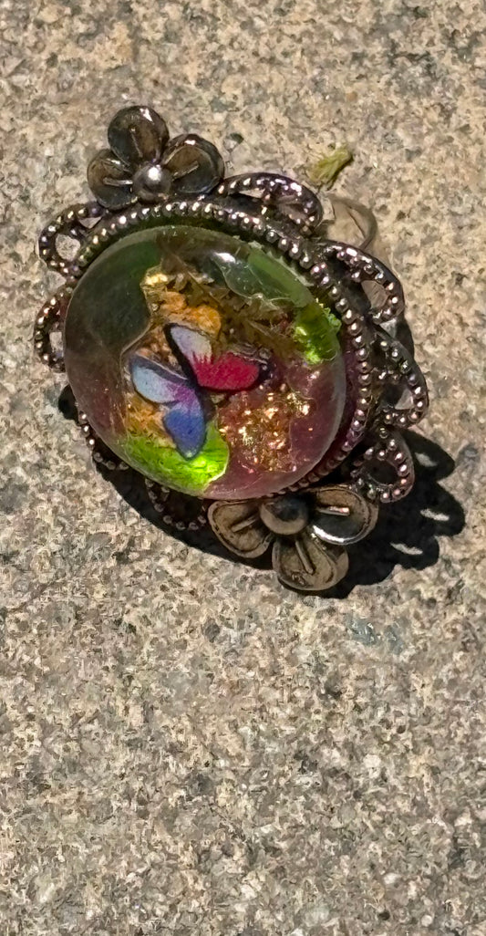 Garden Monarch Handmade Ring