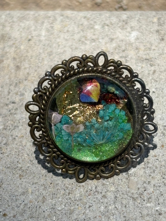 Green meaning Monarch Ring