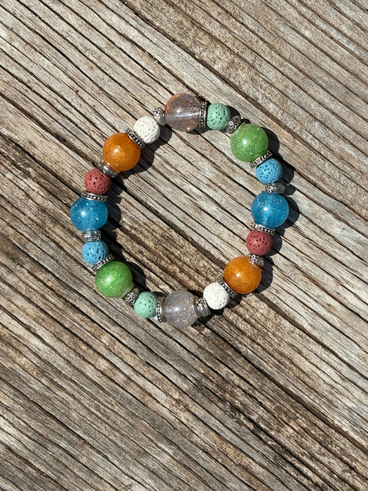 Uneven Beaded Bracelet