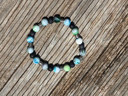Ocean Water Beaded Bracelet